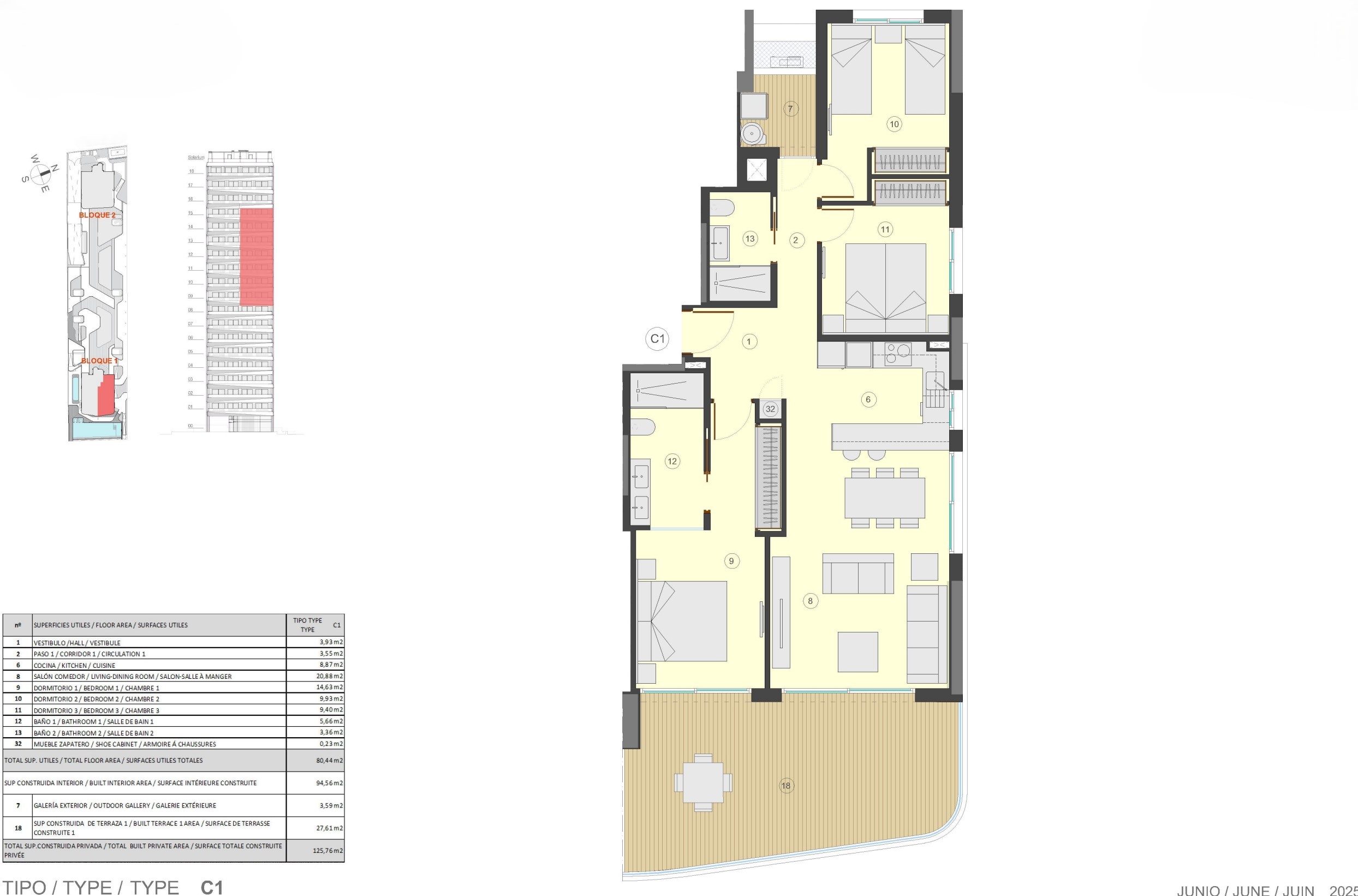 Drie-slaapkamer appartement met terras aan zee - Calpe