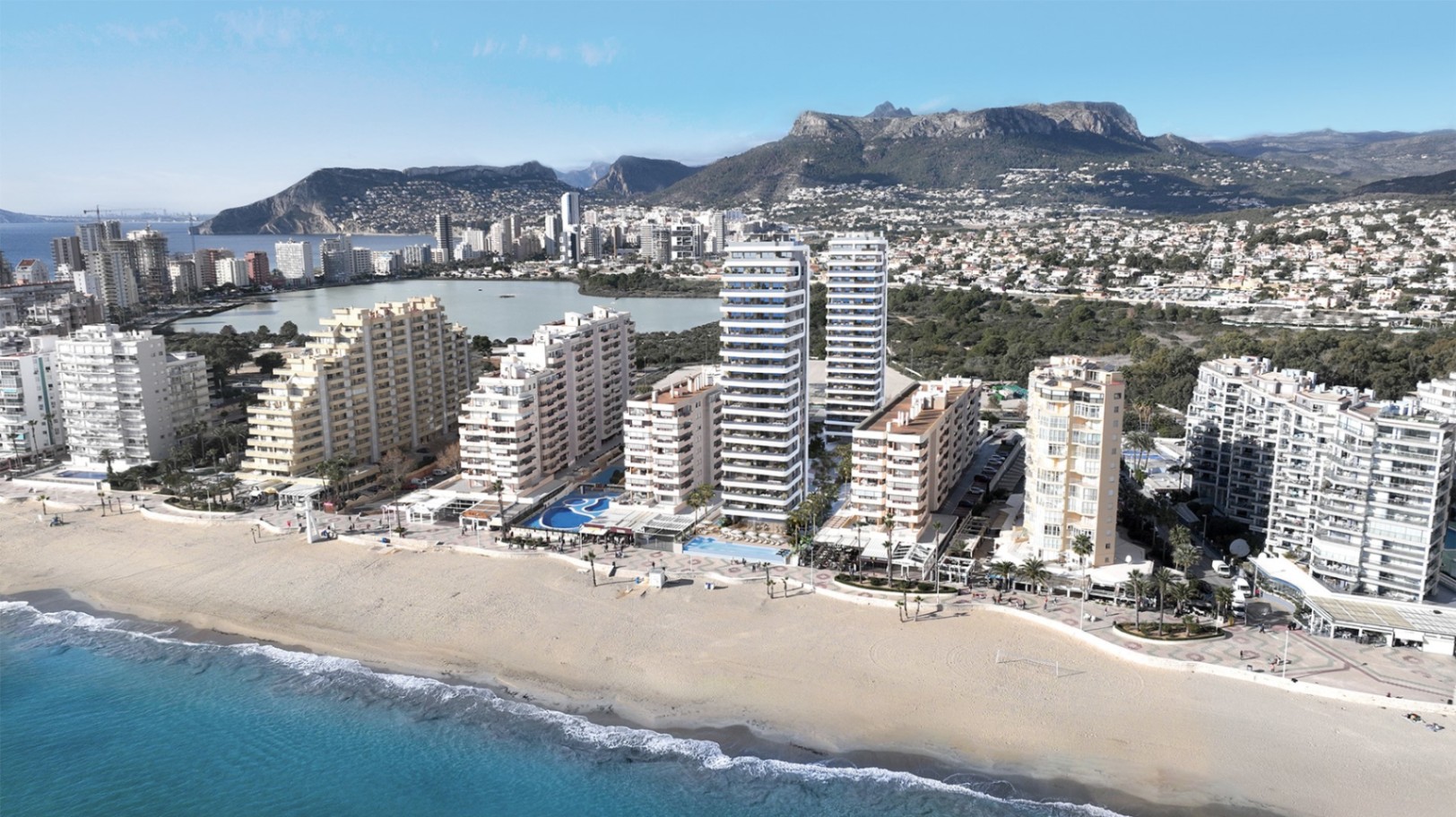 Drie-slaapkamer appartement met terras aan zee - Calpe