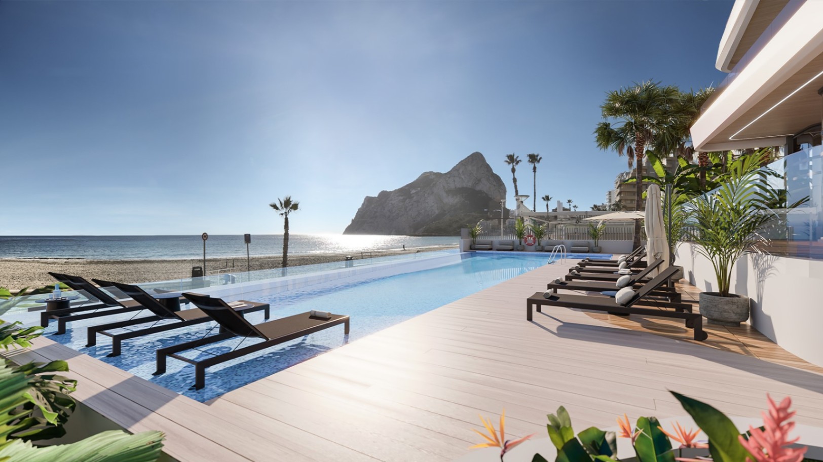 Appartement d'une chambre avec terrasse en front de mer - Calpe