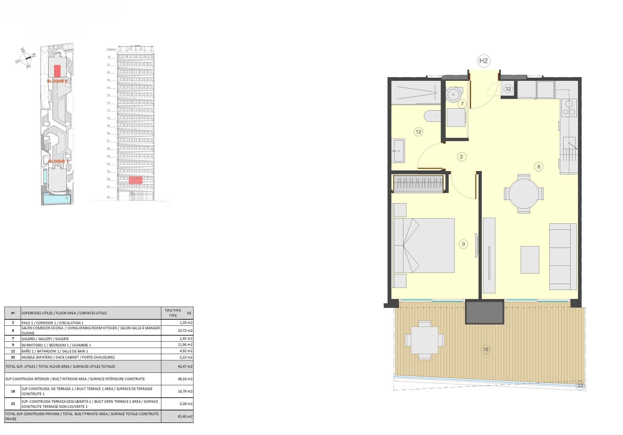 Appartement d'une chambre avec terrasse en front de mer - Calpe