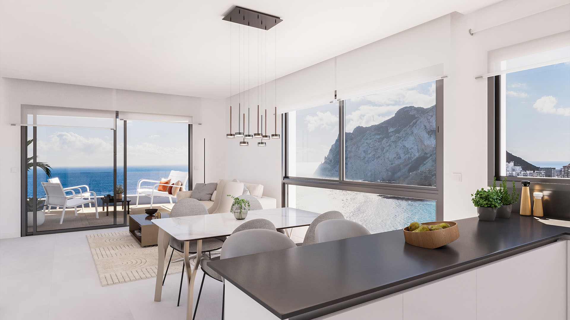 CBHN0926 - Appartement d'une chambre avec terrasse en front de mer - Calpe