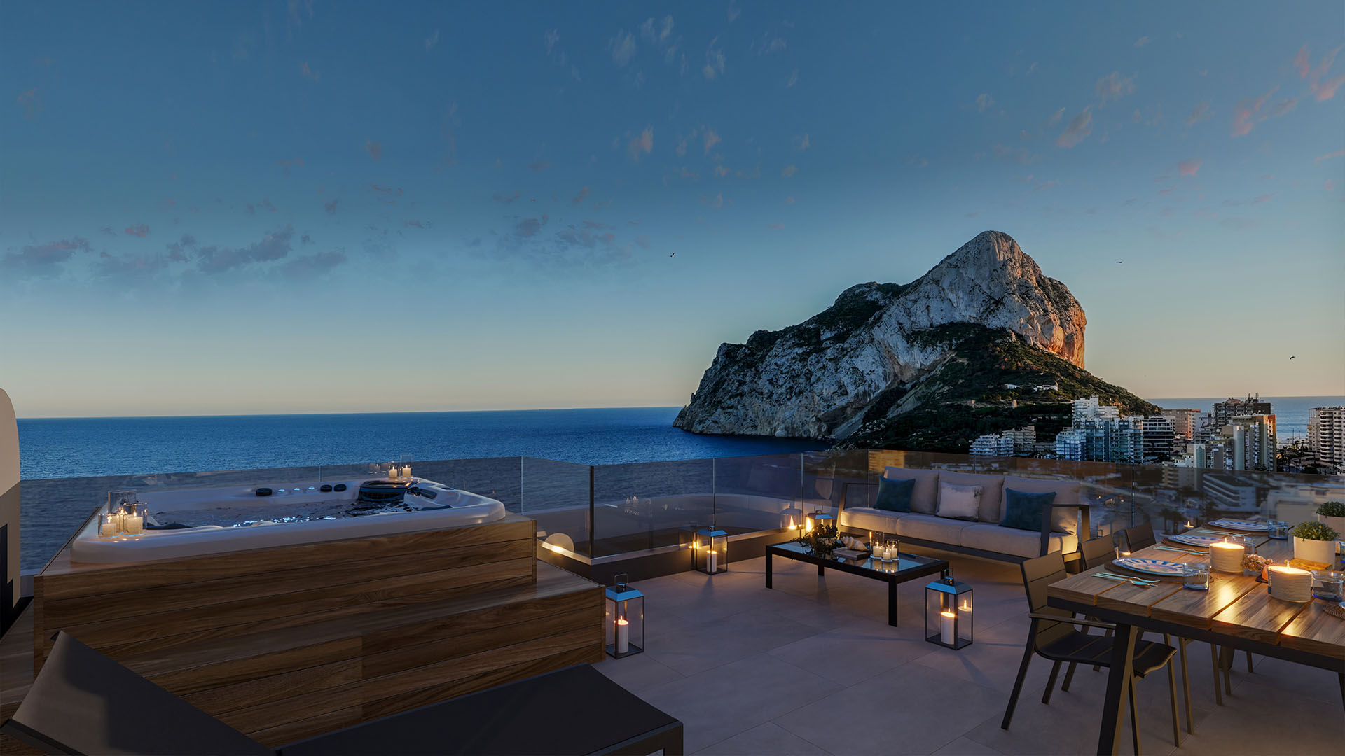 Appartement d'une chambre avec terrasse en front de mer - Calpe