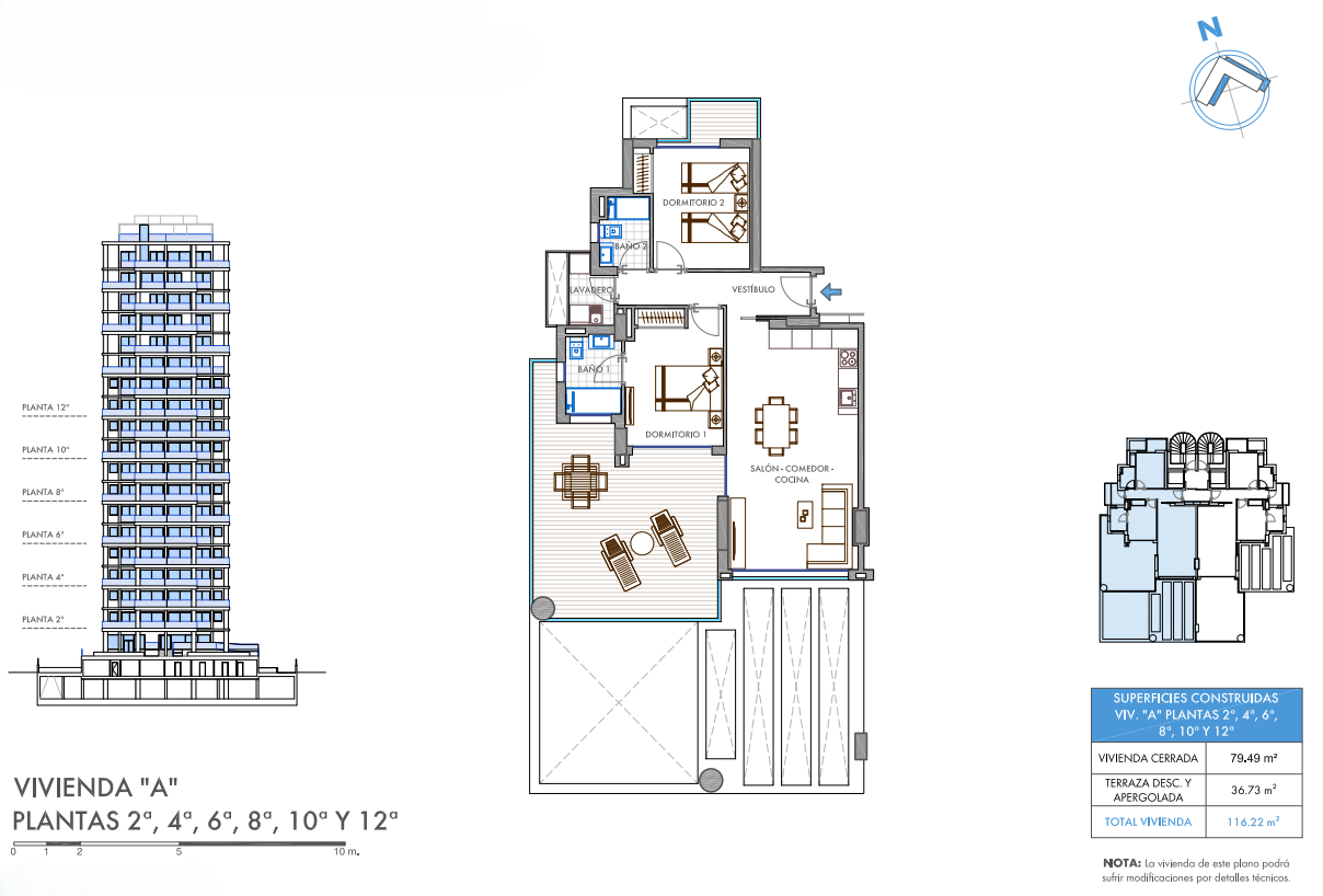 Appartement de 2 chambres à Calpe avec piscine