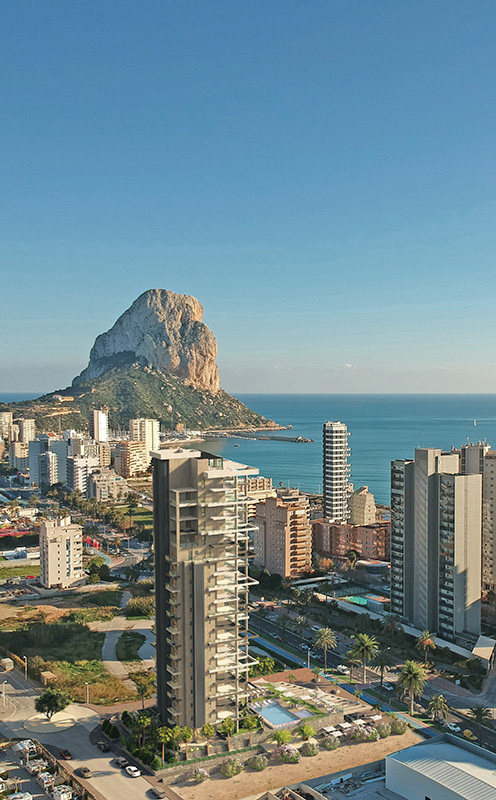 Appartement de 2 chambres à Calpe avec piscine