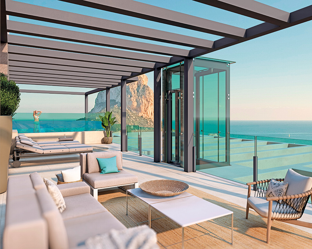 Appartement de 2 chambres à Calpe avec piscine