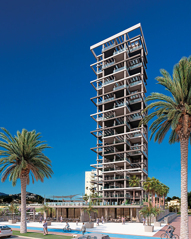 Appartement de 2 chambres à Calpe avec piscine