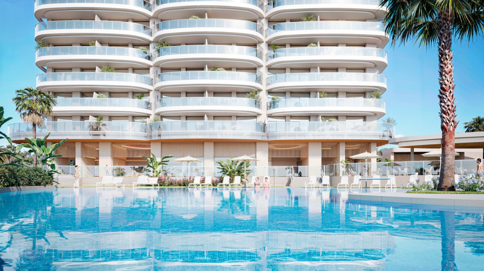 Appartement d'une chambre et d'une salle de bain sur la plage de Pniente à Benidorm