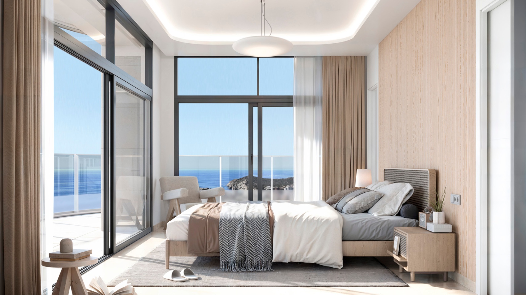 Appartement d'une chambre et d'une salle de bain sur la plage de Pniente à Benidorm