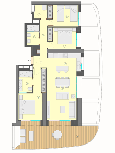 Apartment til salg i Benidorm, Alicante