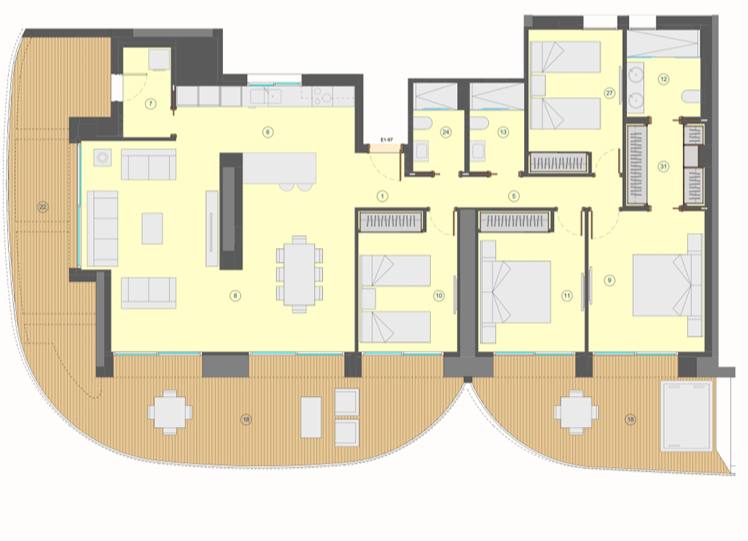 Apartment til salg i Benidorm, Alicante