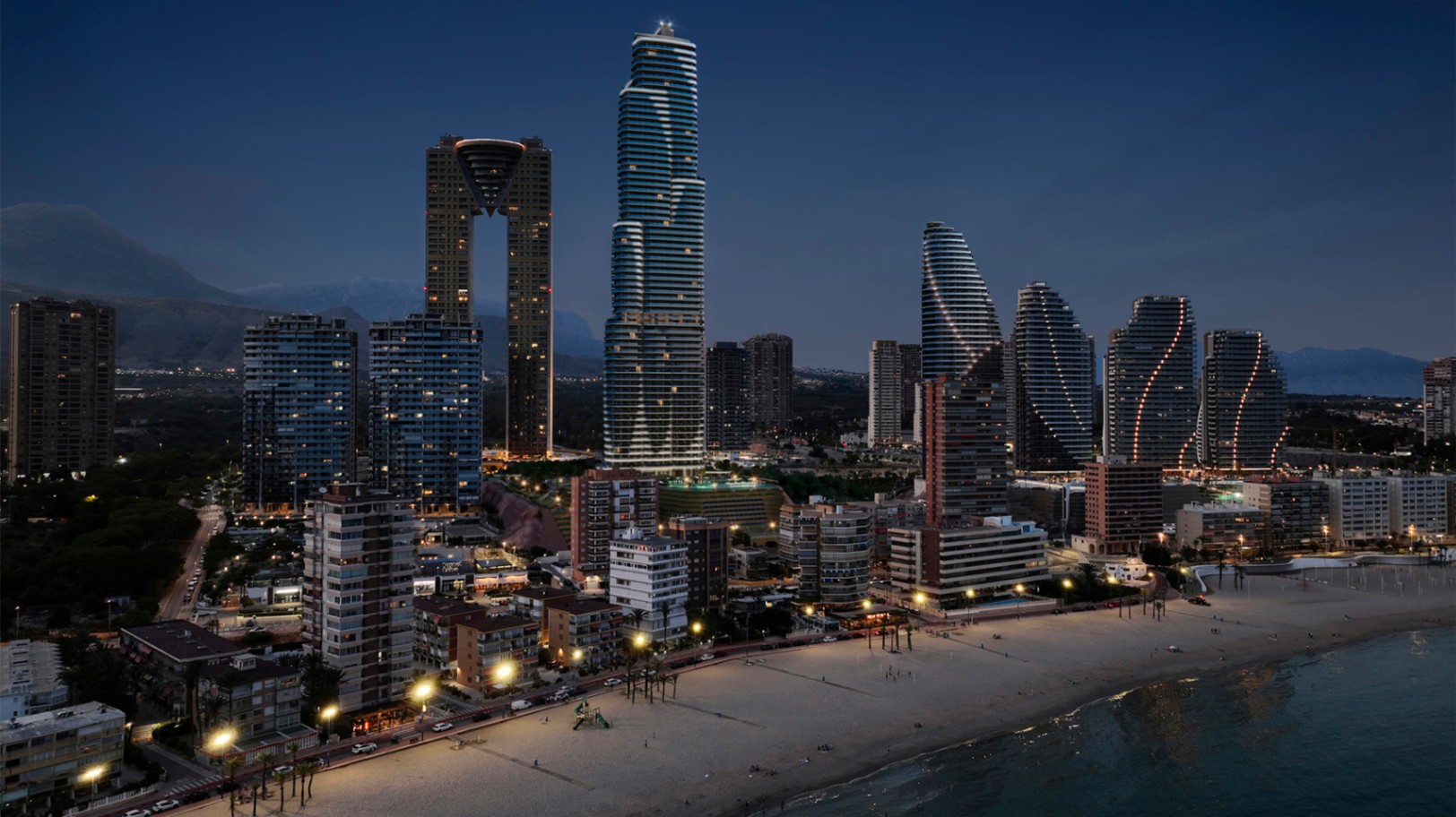Appartement de luxe de 4 chambres et 4 salles de bains à Playa de Poniente, Benidorm