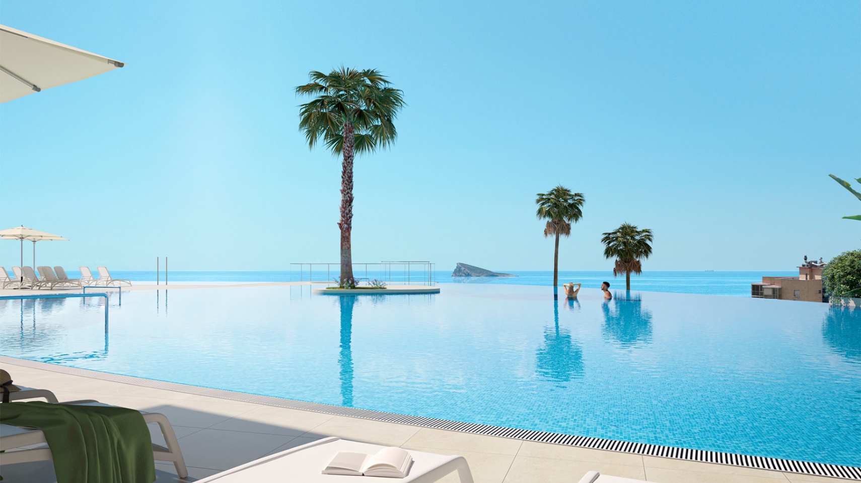 Appartement de luxe de 4 chambres et 4 salles de bains à Playa de Poniente, Benidorm
