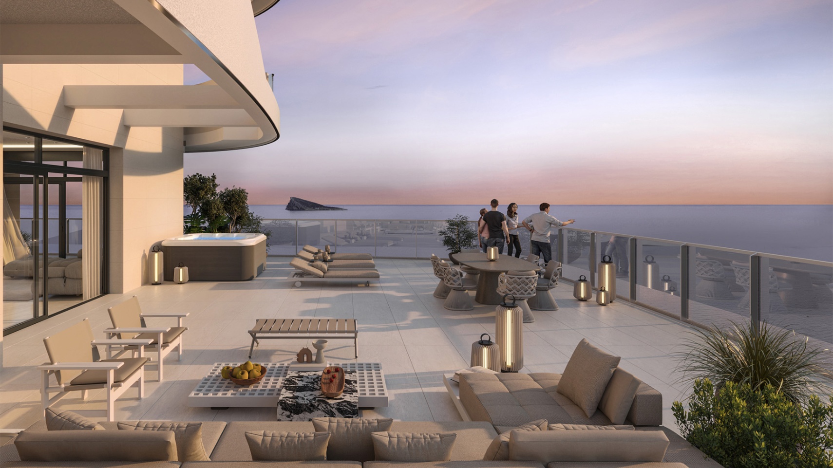 Appartement de luxe de 4 chambres et 4 salles de bains à Playa de Poniente, Benidorm
