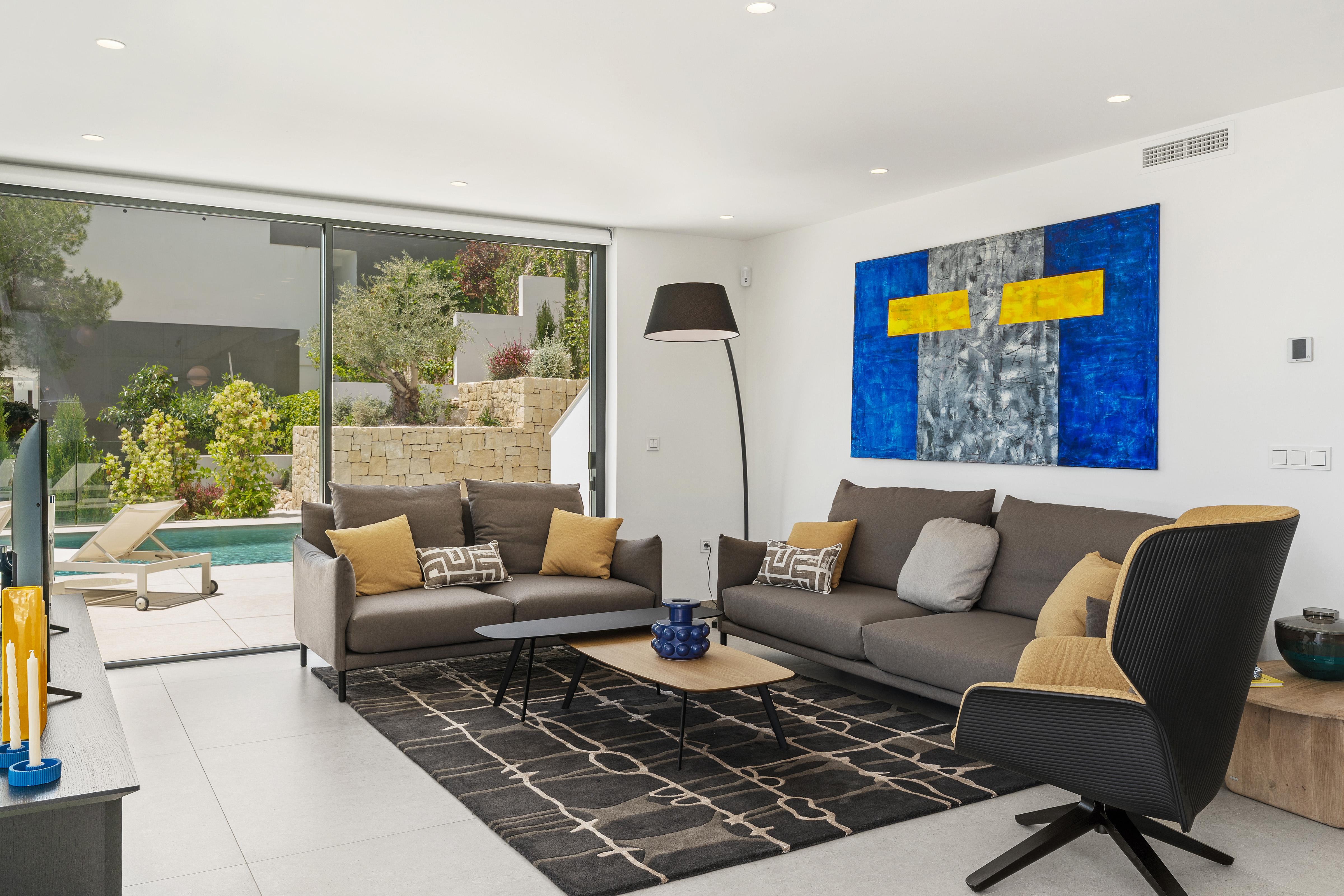 Villa contemporaine exclusive meublée avec vue sur la mer à Altea