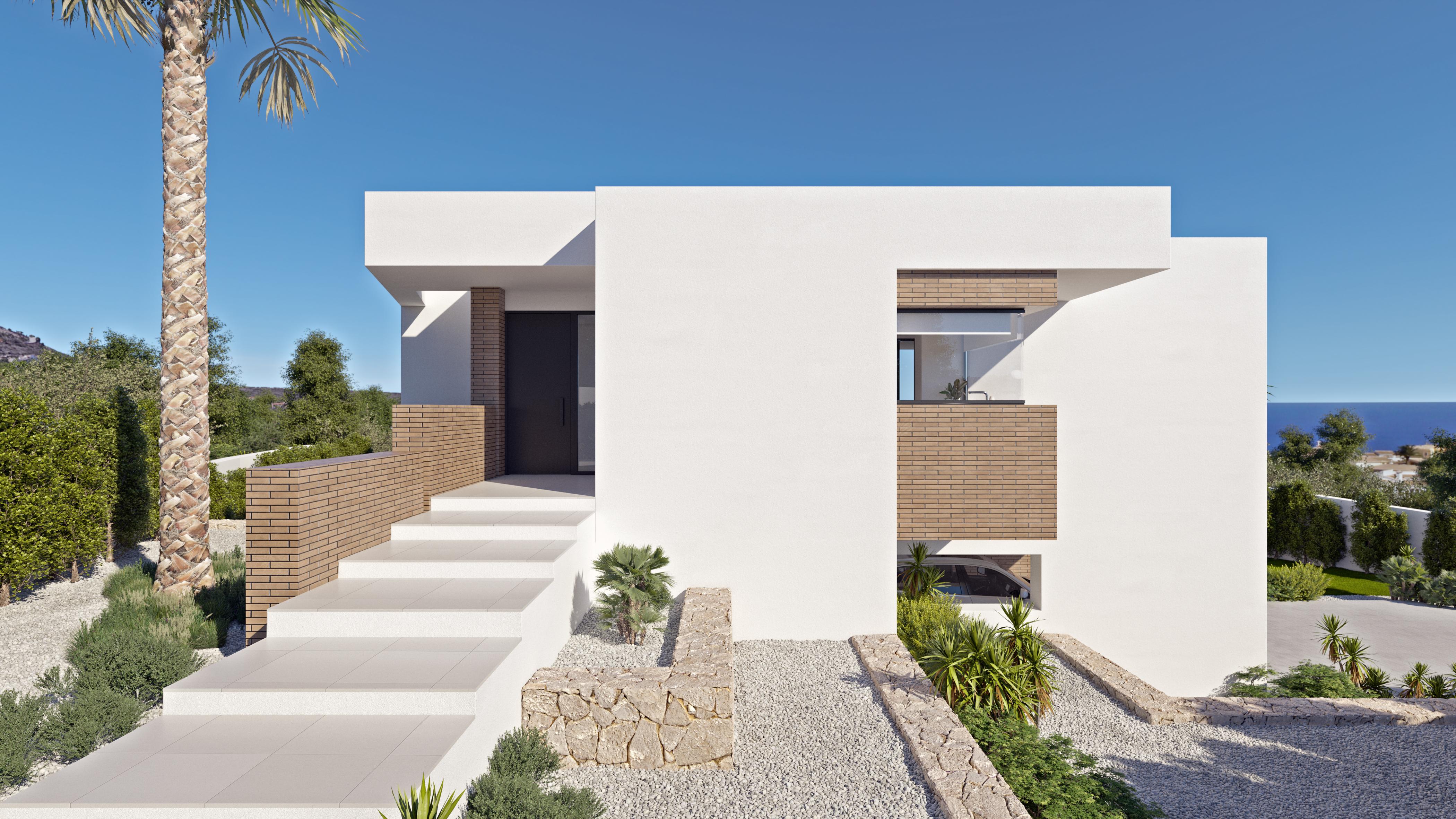 Exclusive modern villa with sea views in Moraira
