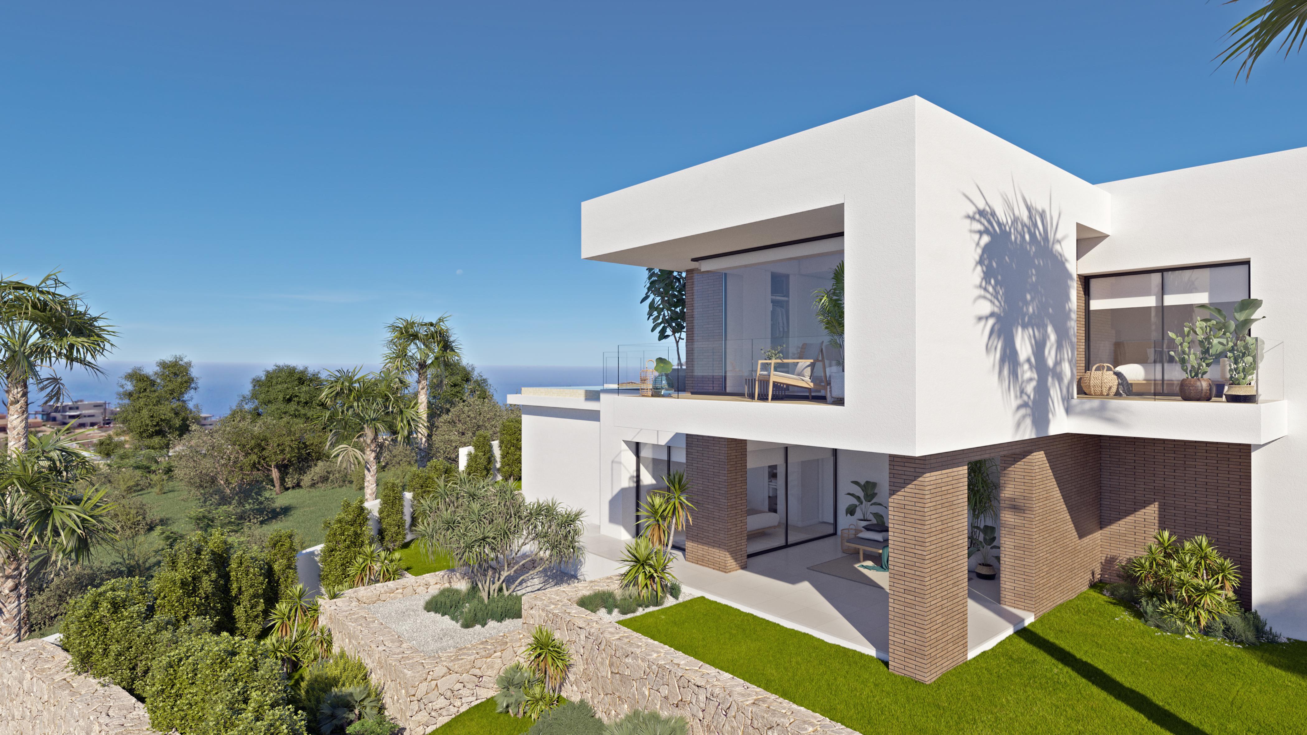 Exclusive modern villa with sea views in Moraira