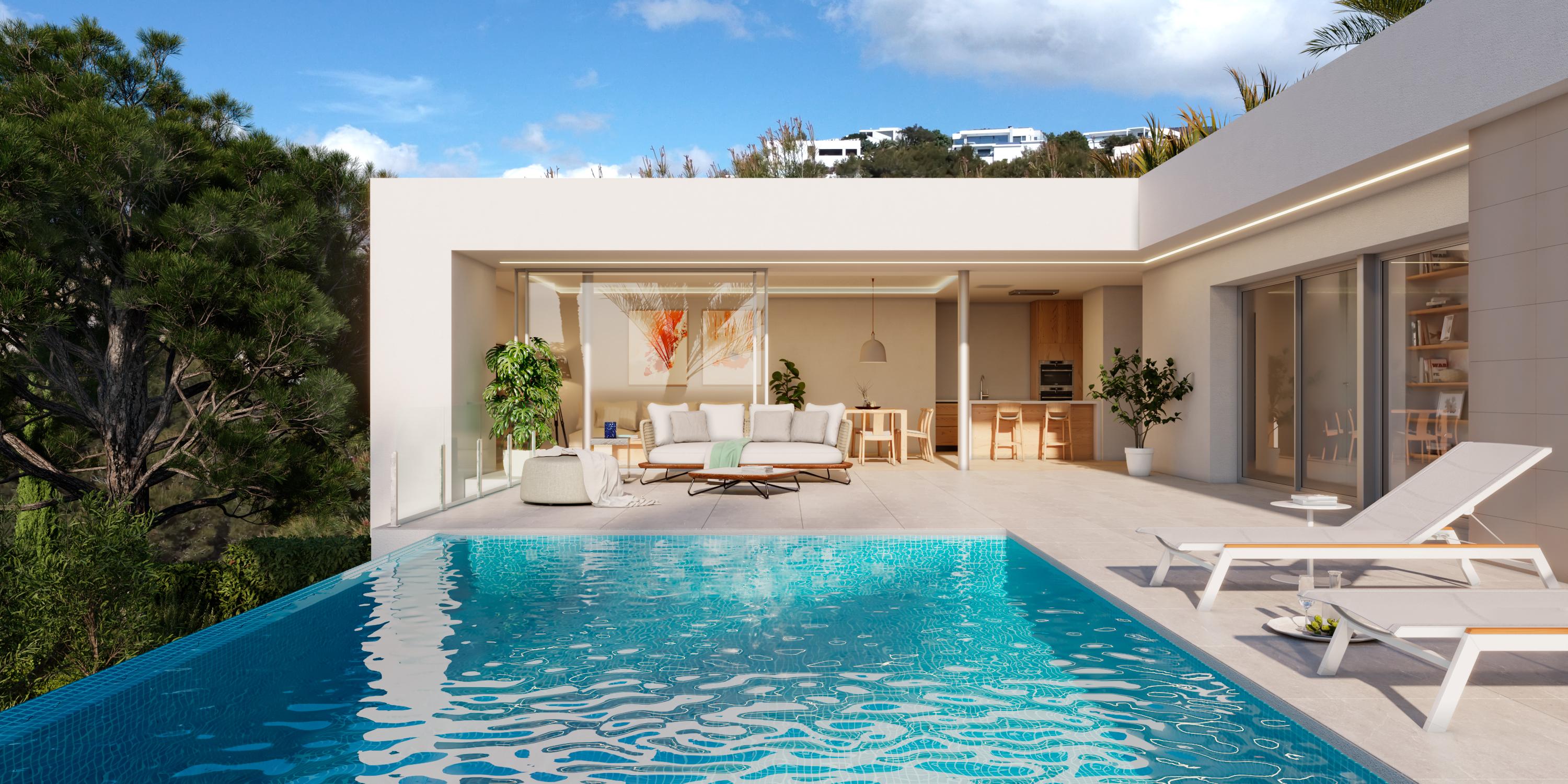 Villa moderne avec vue à Moraira