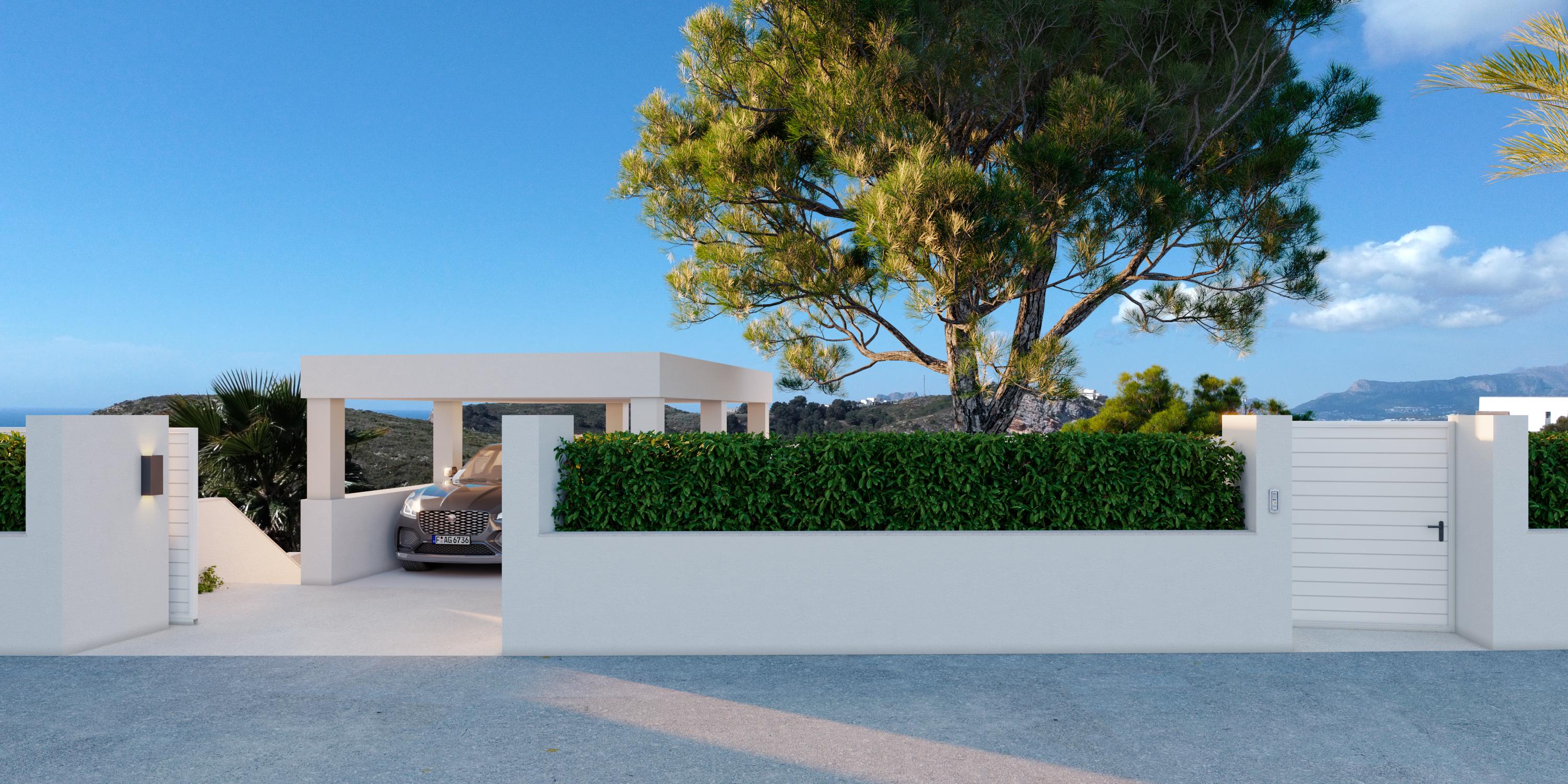 Villa moderne avec vue à Moraira