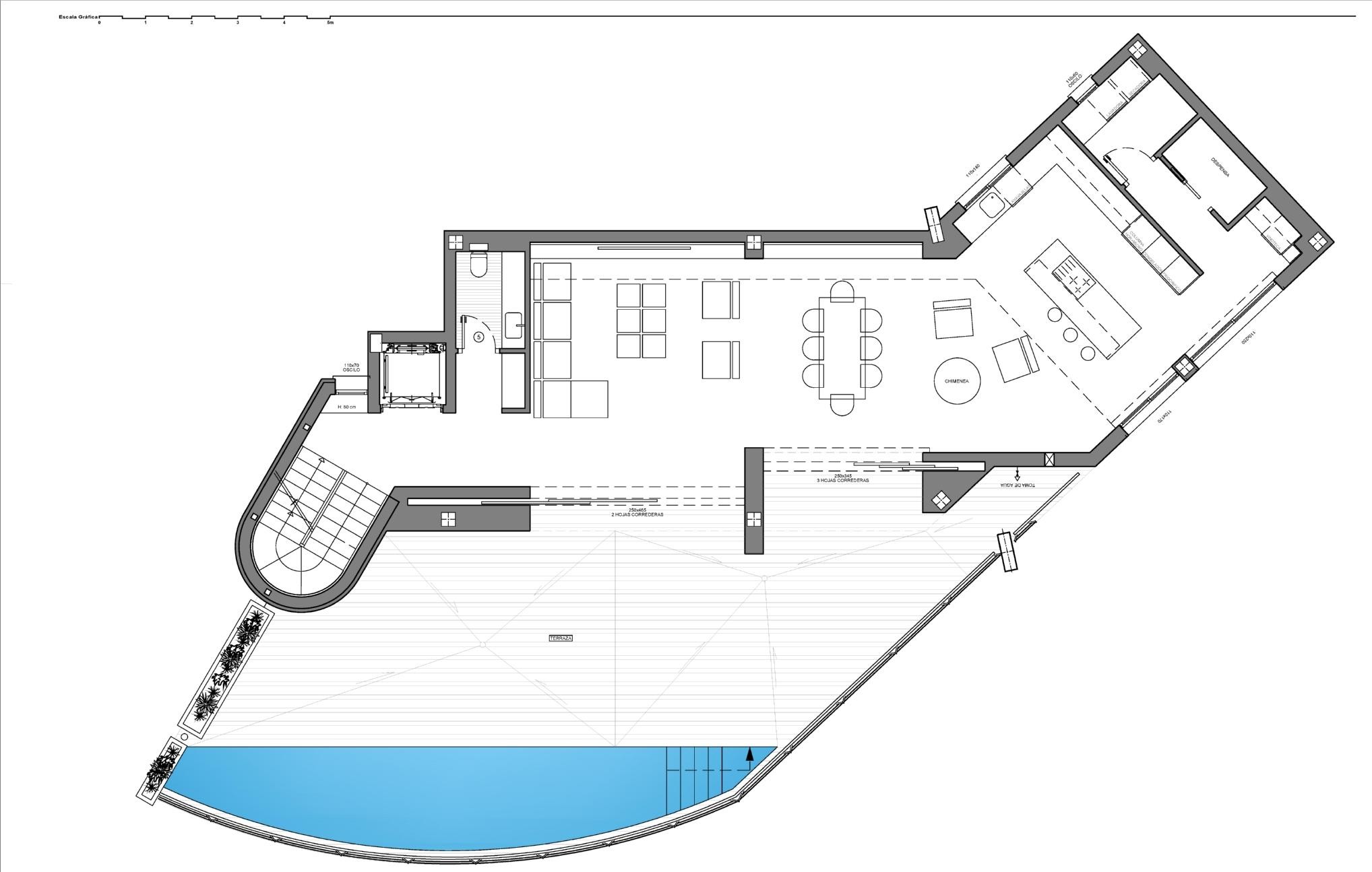 Villa moderne exclusive avec 4 chambres et terrasses panoramiques à Altea