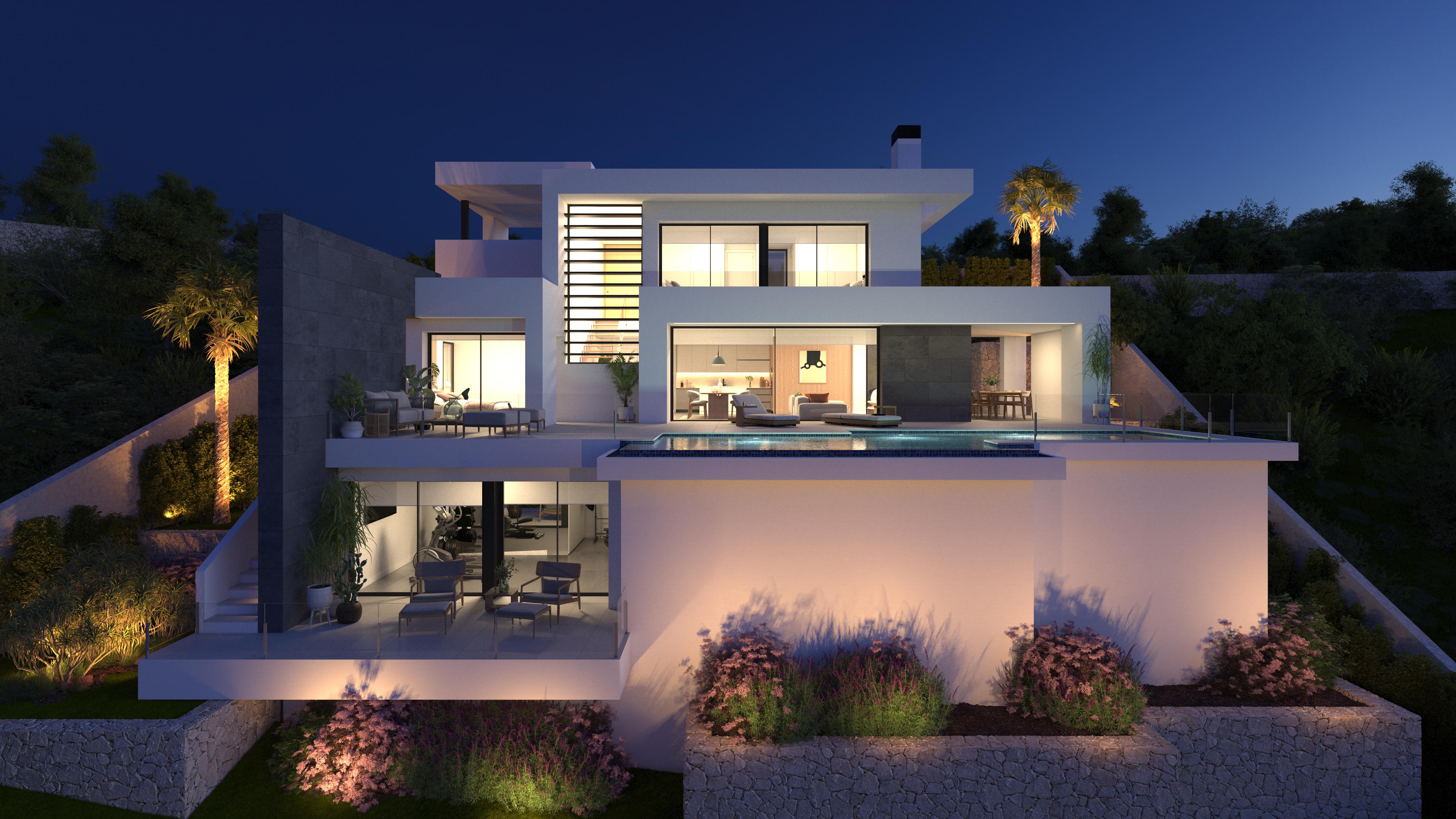 Moderne villa met 3 slaapkamers, panoramische terrassen en premium afwerkingen