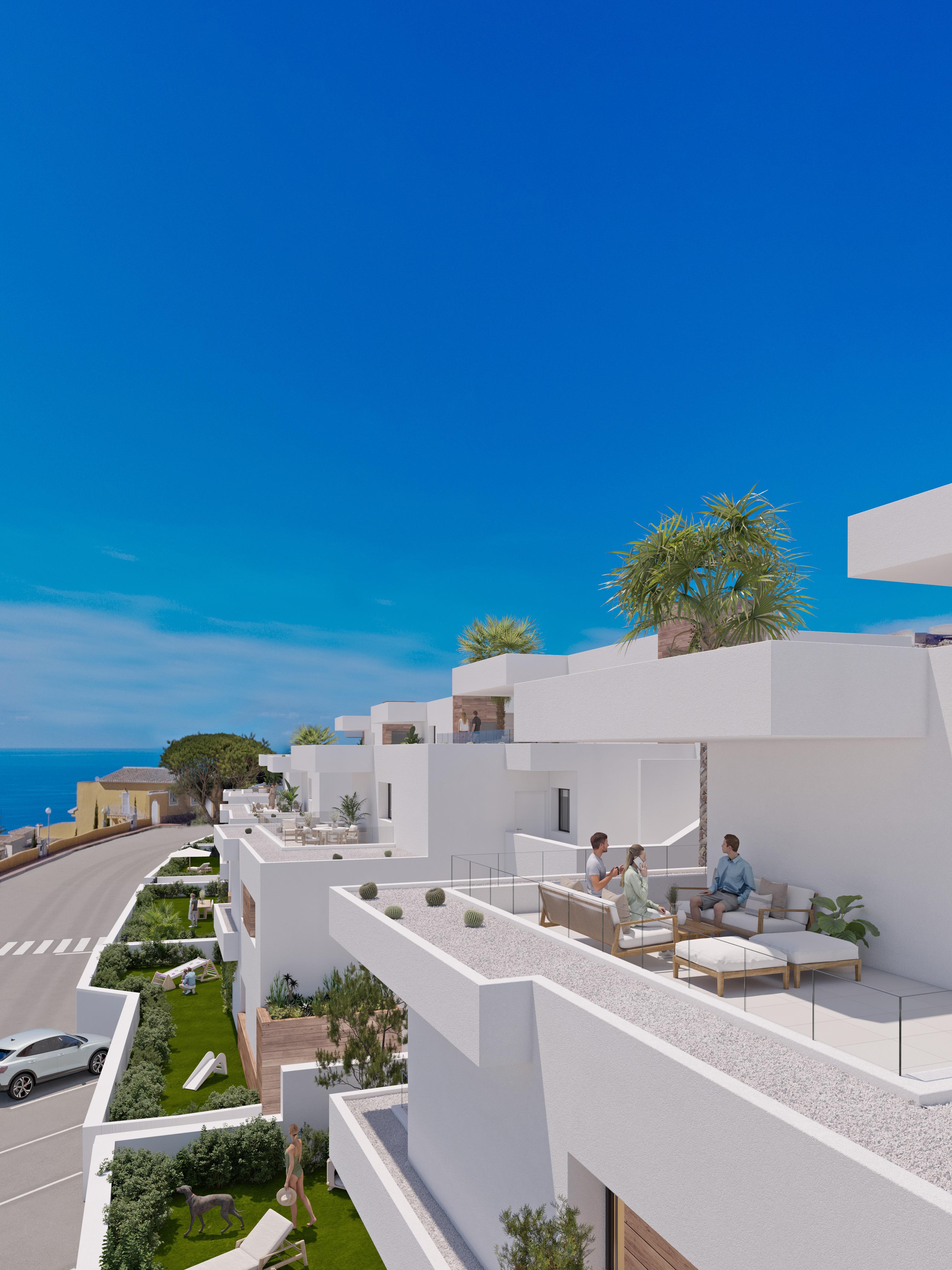 Villa moderna de 2 dormitorios y 2 baños con zonas comunes de lujo