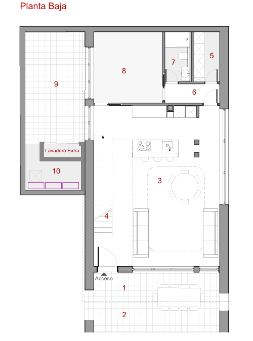 Villa contemporaine avec vue sur la mer et sur la Sierra Cortina