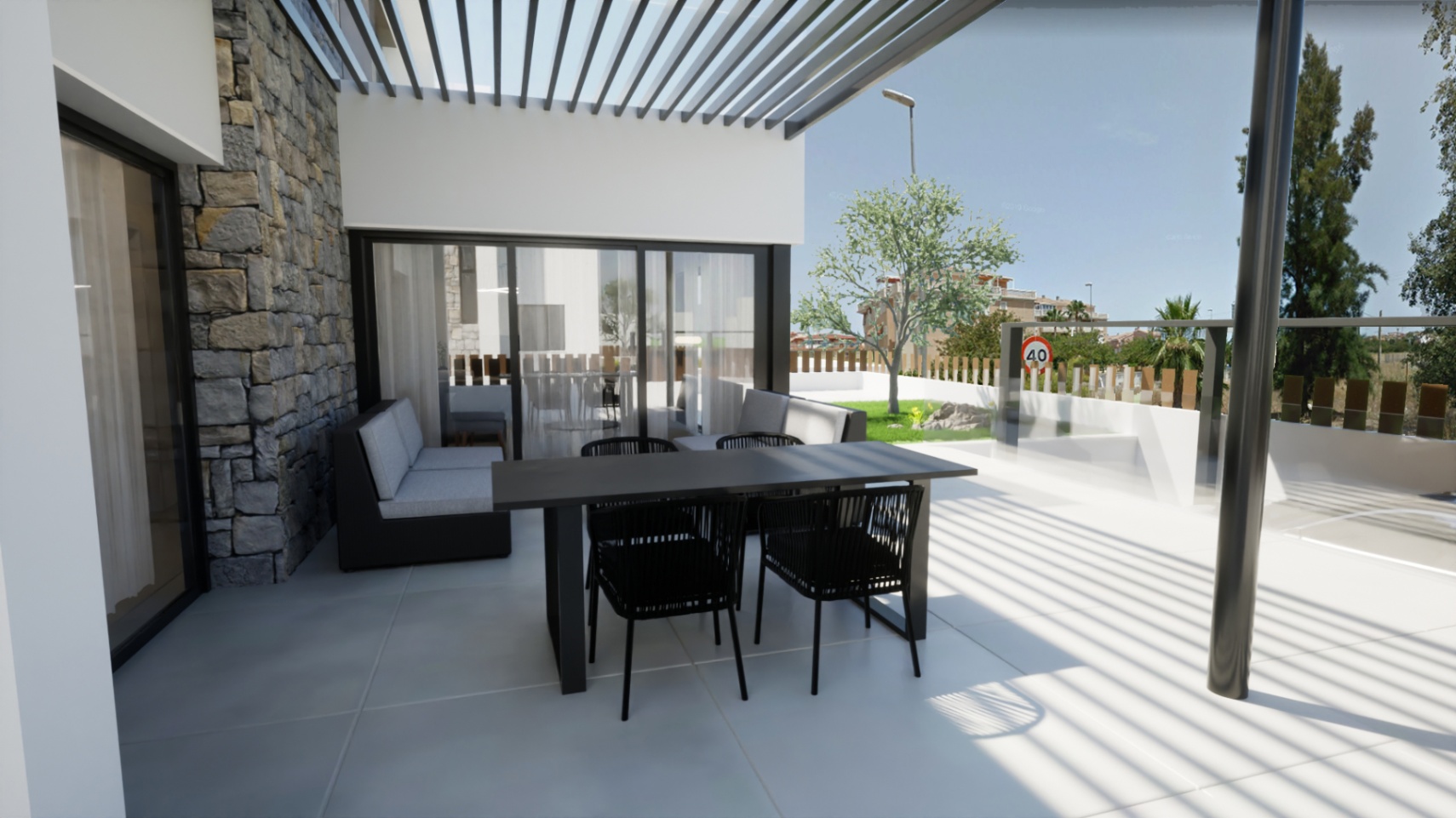 Villa de 3 chambres avec piscine et terrasses