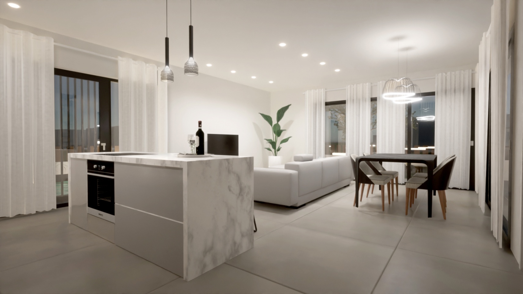 Villa de 3 chambres avec piscine et terrasses