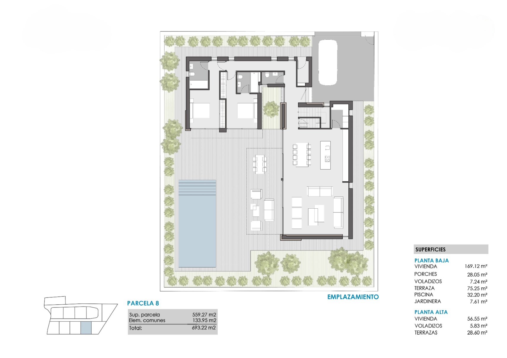 Вилла класса люкс с 3 спальнями и соленым бассейном - Luxury Village Dénia