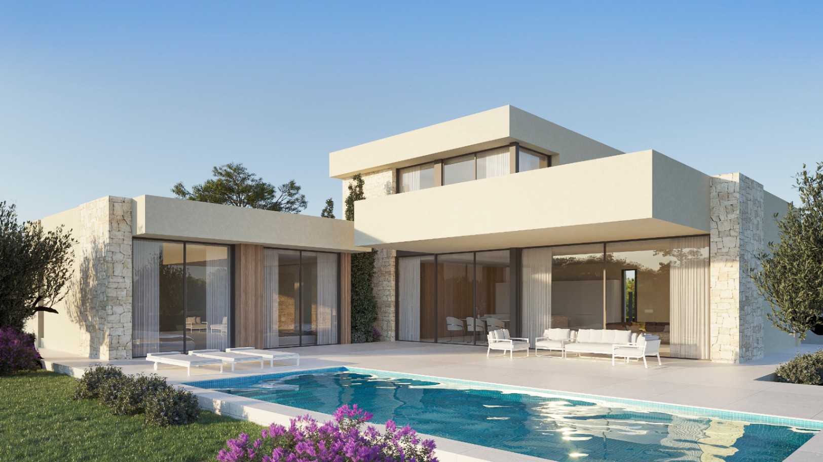 Villa moderne à vendre à Denia avec piscine privée et jardin - Luxury Village Denia