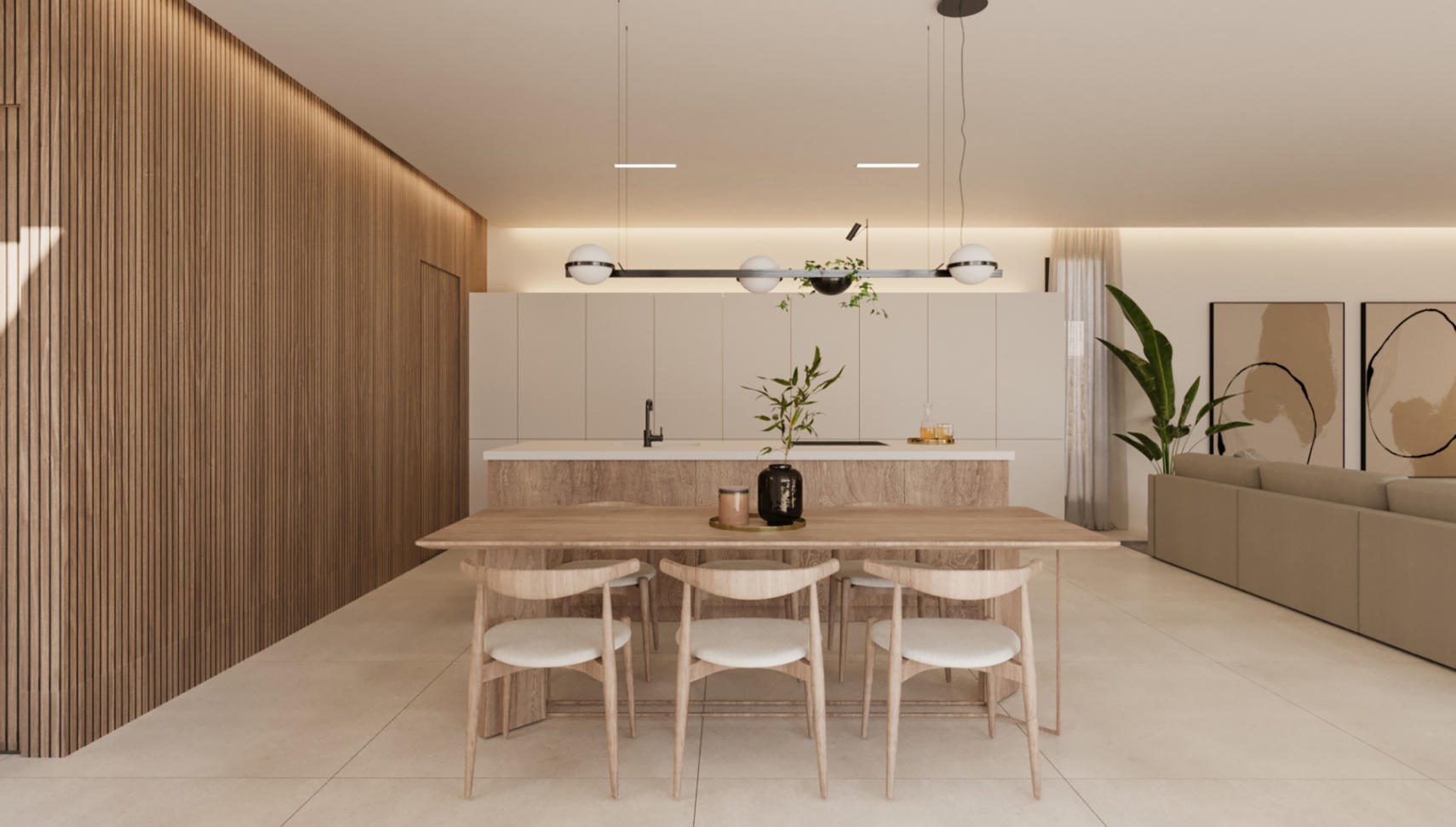 Вилла класса люкс современного дизайна с 3 спальнями и бассейном - Luxury Village Denia