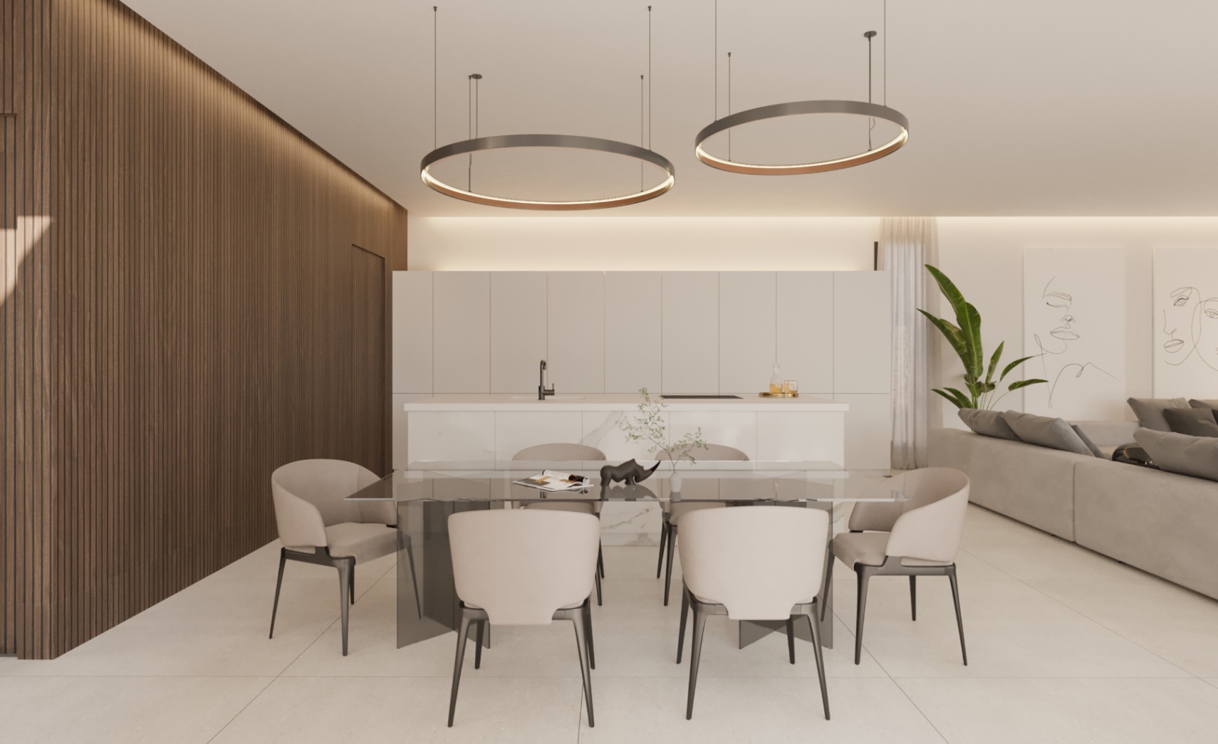 Вилла класса люкс современного дизайна с 3 спальнями и бассейном - Luxury Village Denia