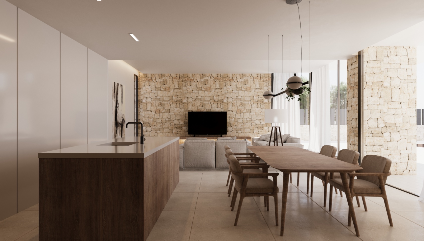 Villa de luxe contemporaine à vendre à Dénia – Design méditerranéen et piscine privée à Luxury Village Dénia