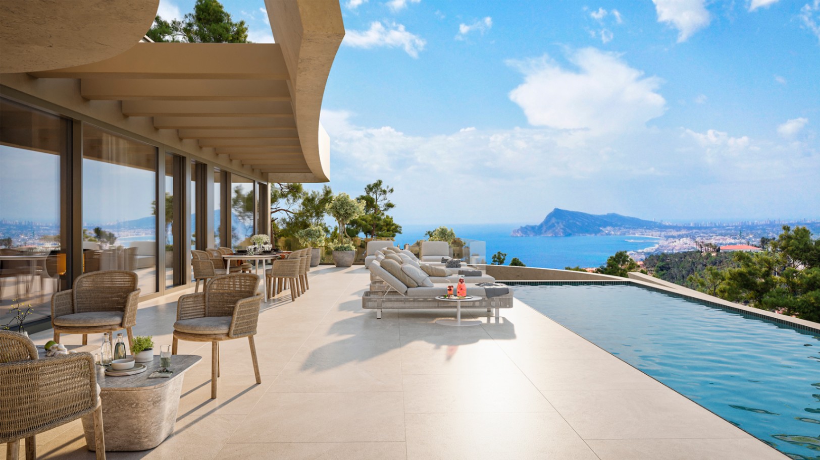 CBHN0965 - Villa de luxe à Altea Hills avec piscine à débordement