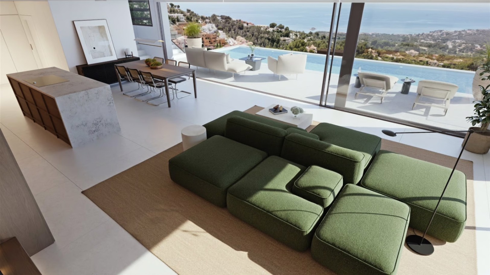 Villa contemporaine exclusive avec vues infinies sur la Méditerranée à Altea