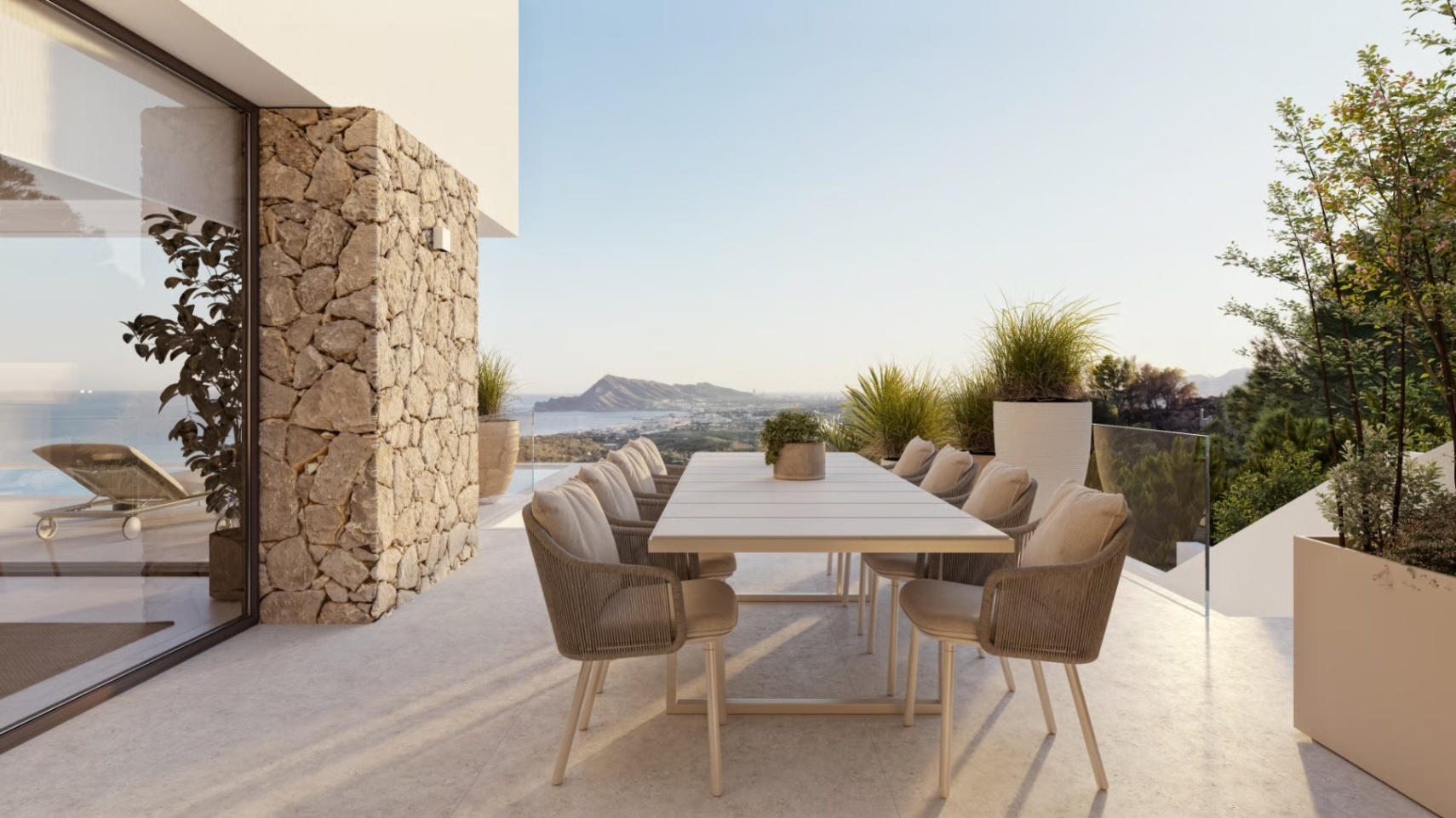 Villa contemporaine exclusive avec vues infinies sur la Méditerranée à Altea