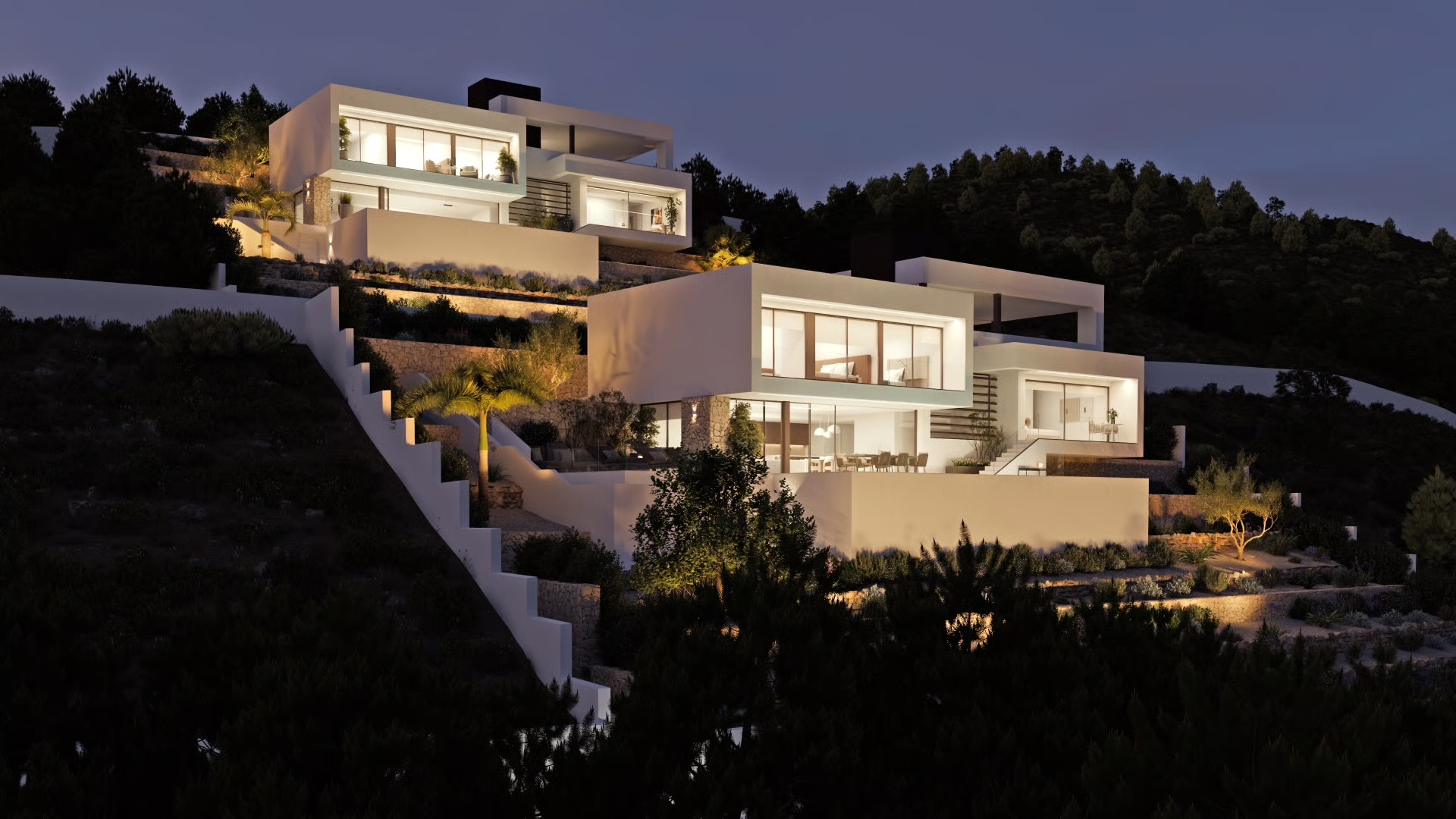 Villa contemporaine exclusive avec vues infinies sur la Méditerranée à Altea