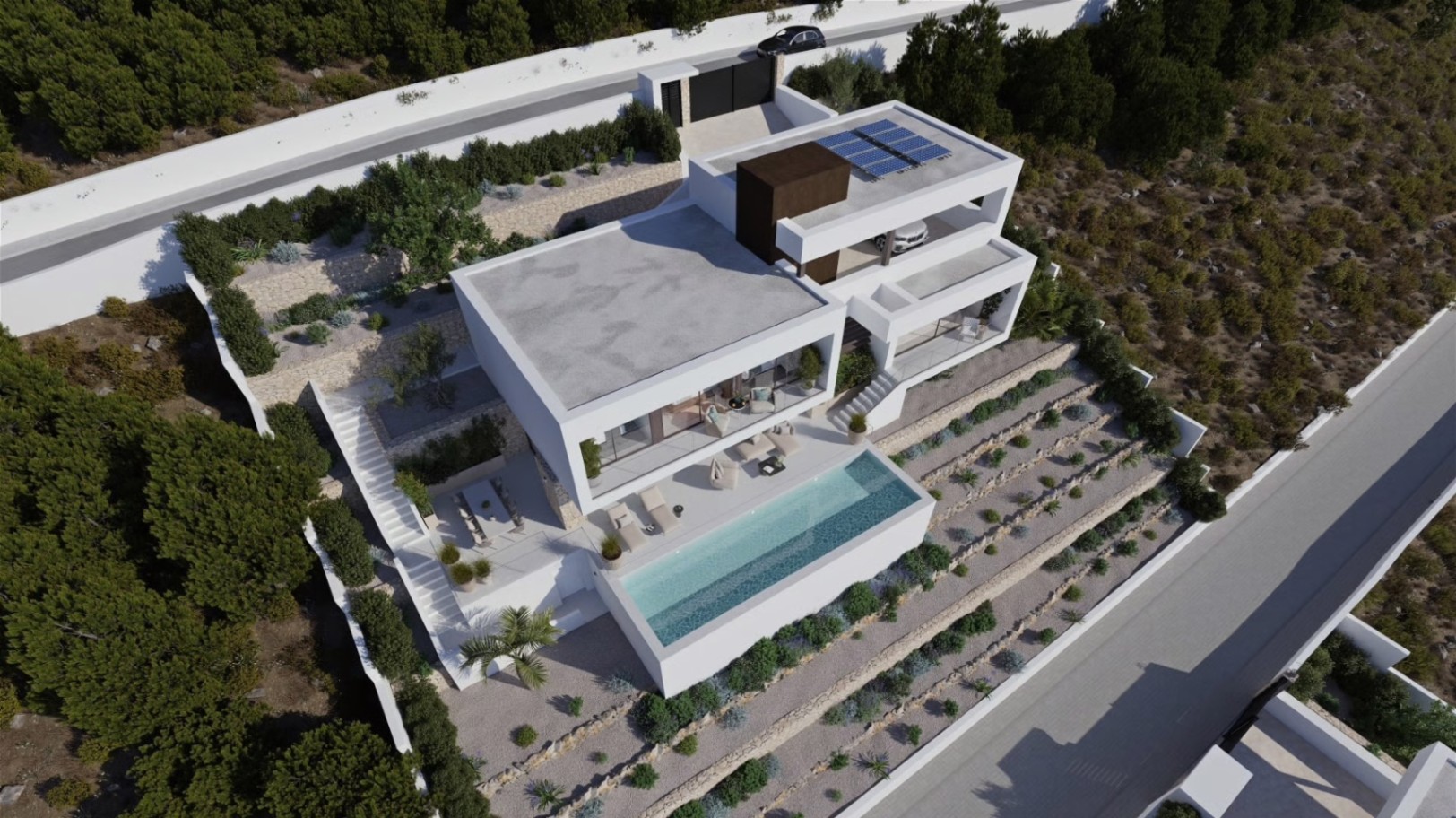 Villa contemporaine exclusive avec vues infinies sur la Méditerranée à Altea