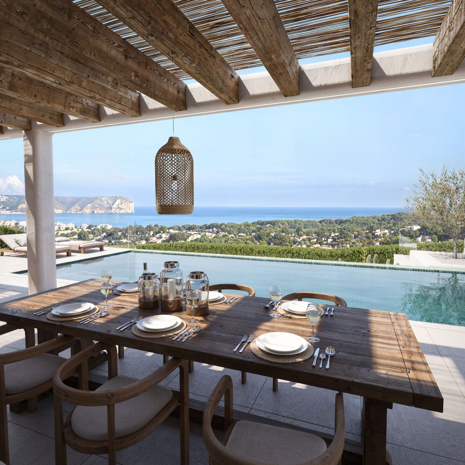 Villa exclusive neuve avec vue sur la mer à Jávea