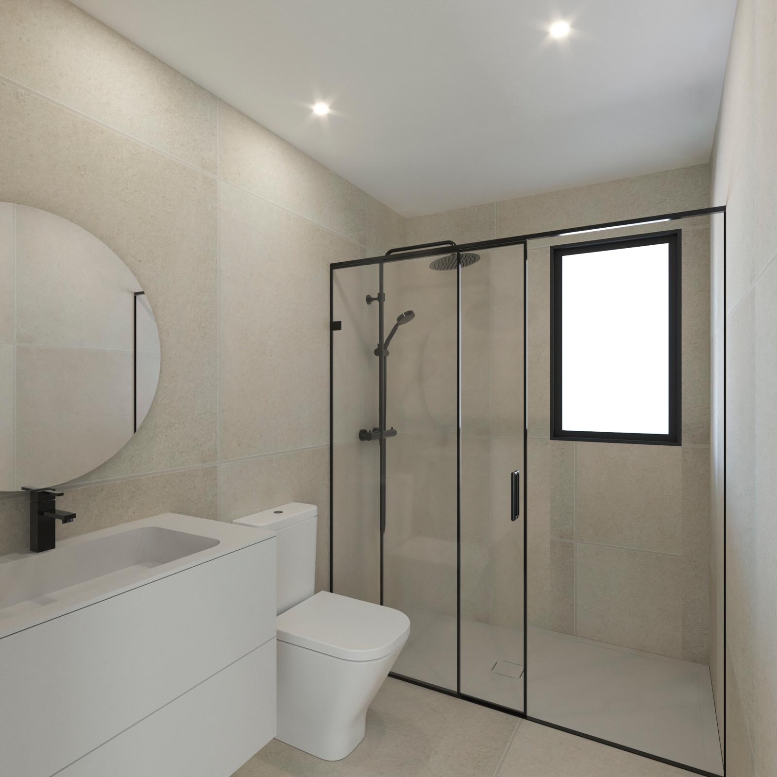 Apartamento de obra nueva de 3 dormitorios en la primera planta en Javea