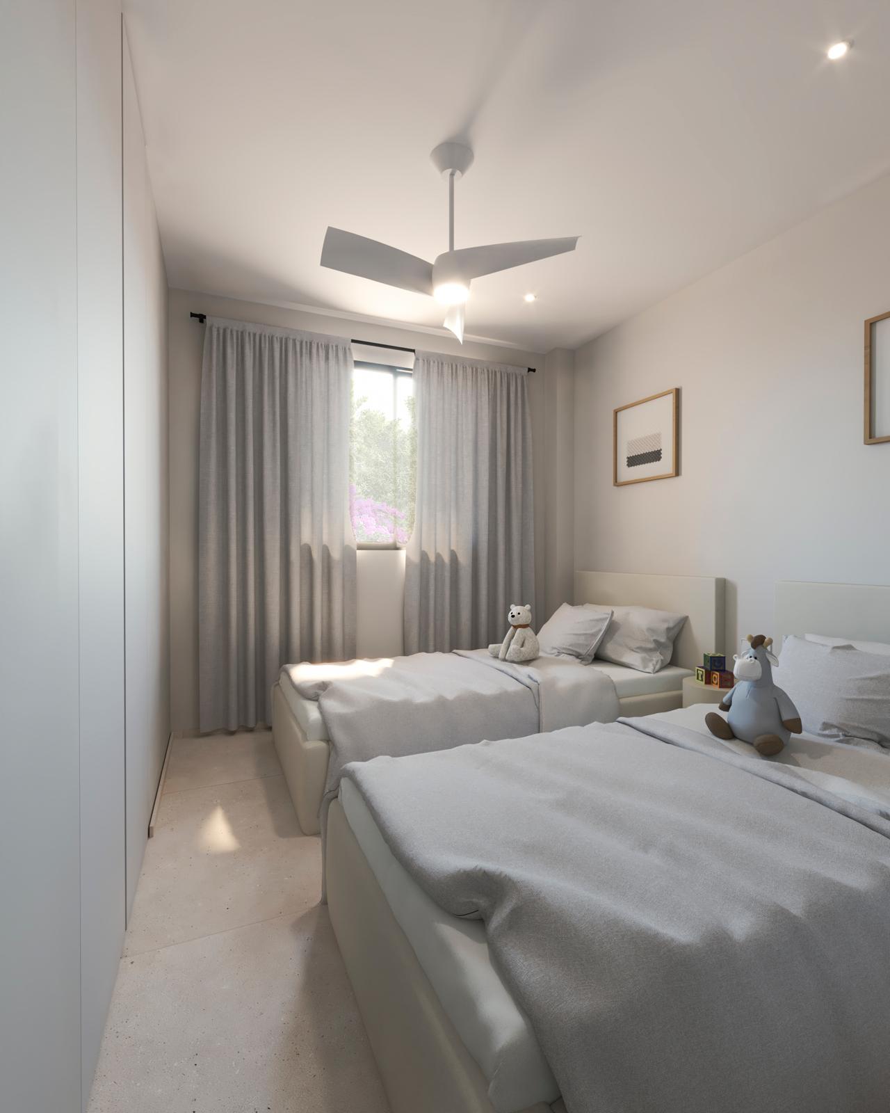 Apartamento de obra nueva de 3 dormitorios en la primera planta en Javea