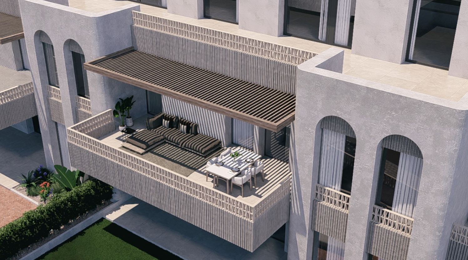 Appartement au rez-de-chaussée de 2 chambres avec piscine à Jávea