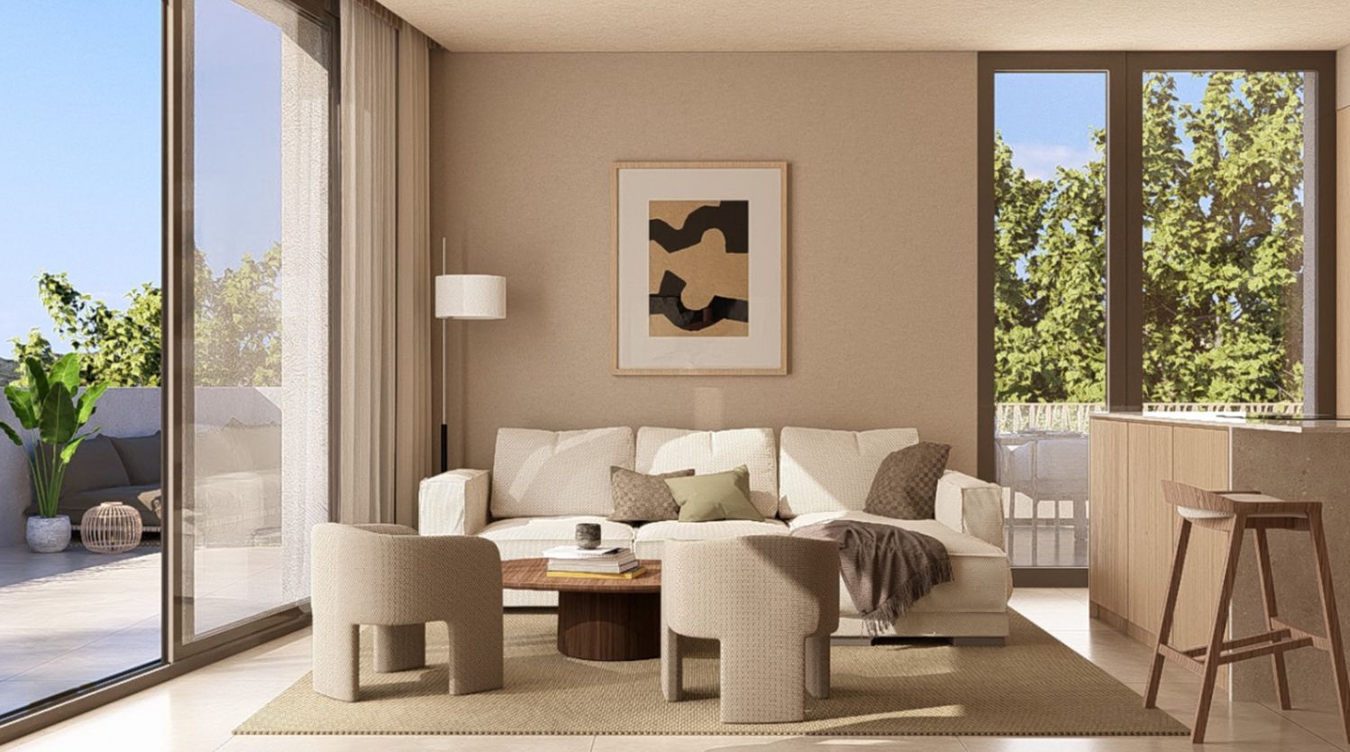 Appartement au rez-de-chaussée de 2 chambres avec piscine à Jávea