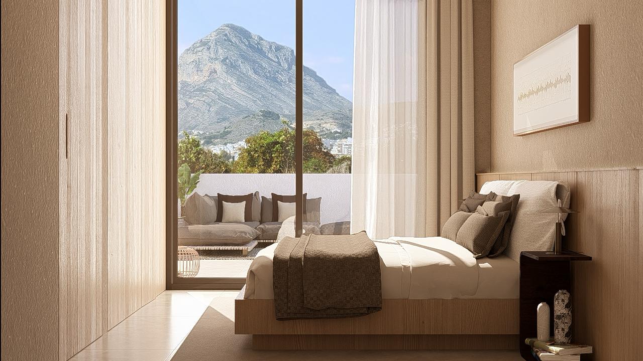 Maison mitoyenne neuve à Javea avec 3 chambres
