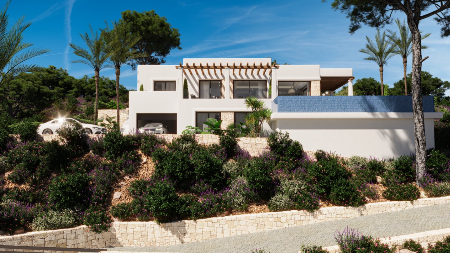 Modern 4-bedroom villa with pool in Benissa