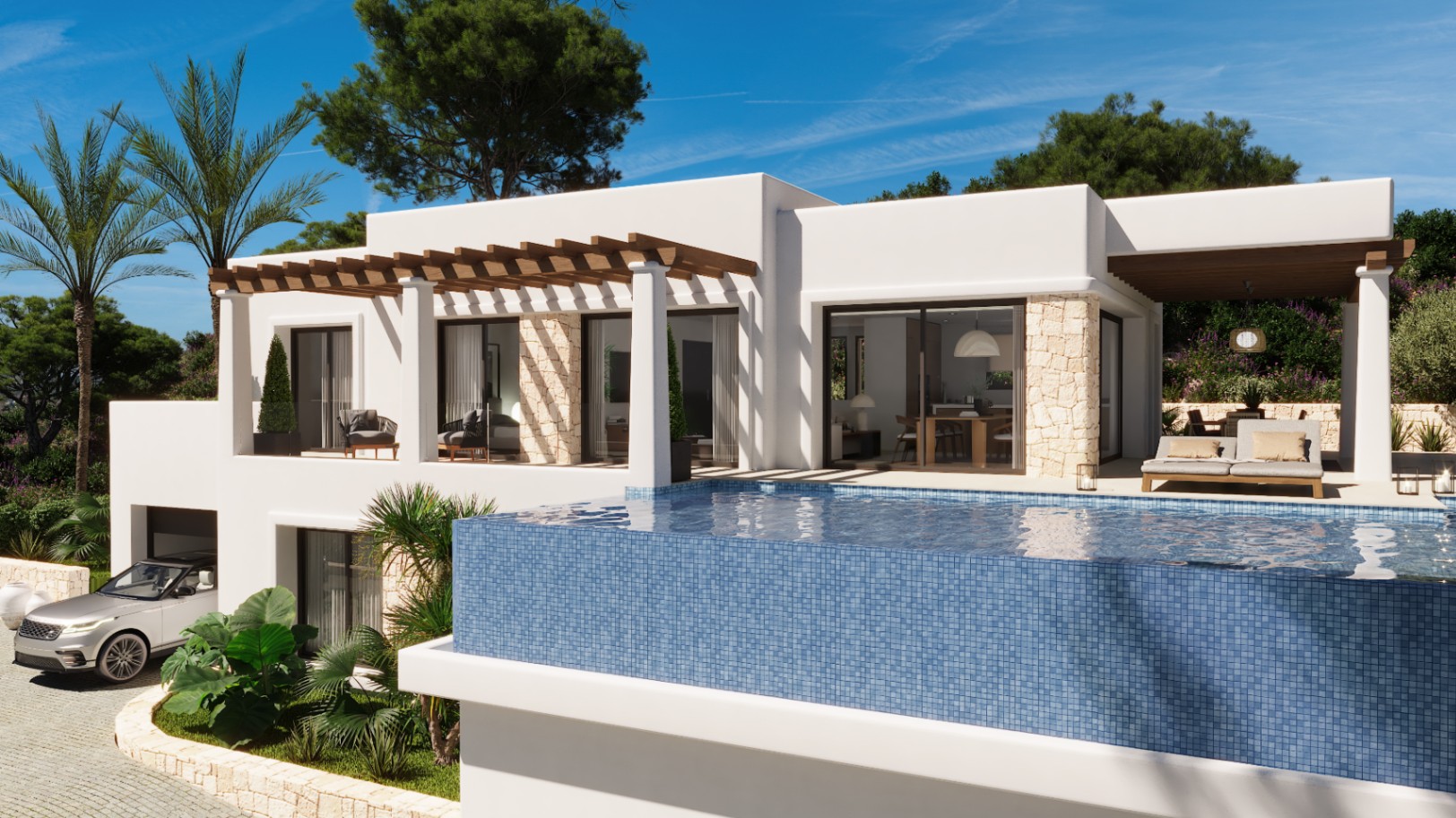 Modern 4-bedroom villa with pool in Benissa