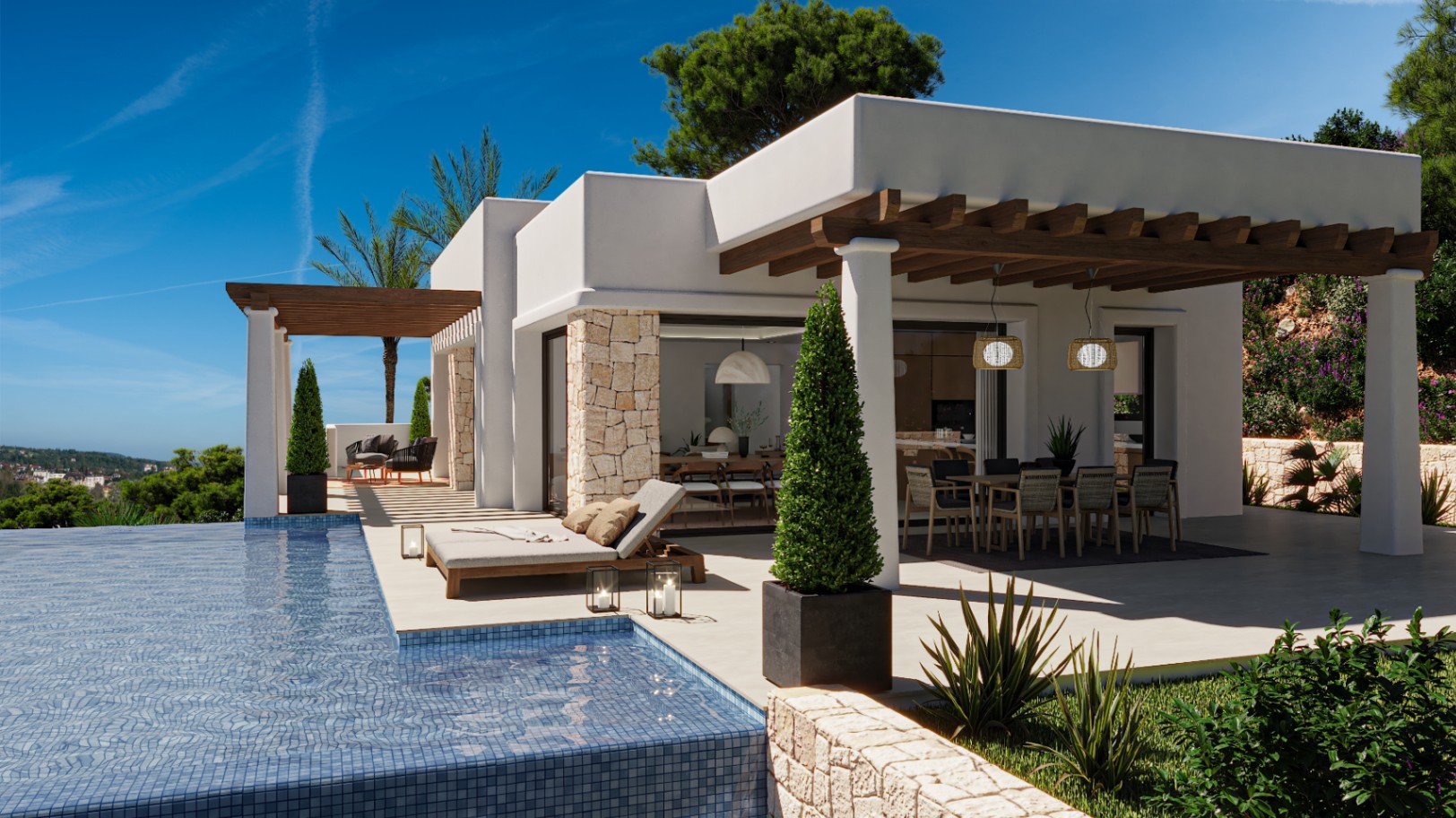 Modern 4-bedroom villa with pool in Benissa