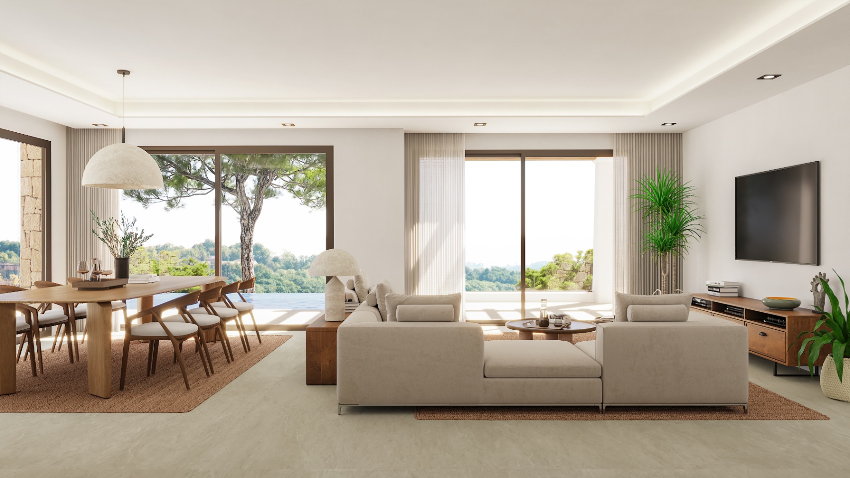 Modern 4-bedroom villa with pool in Benissa