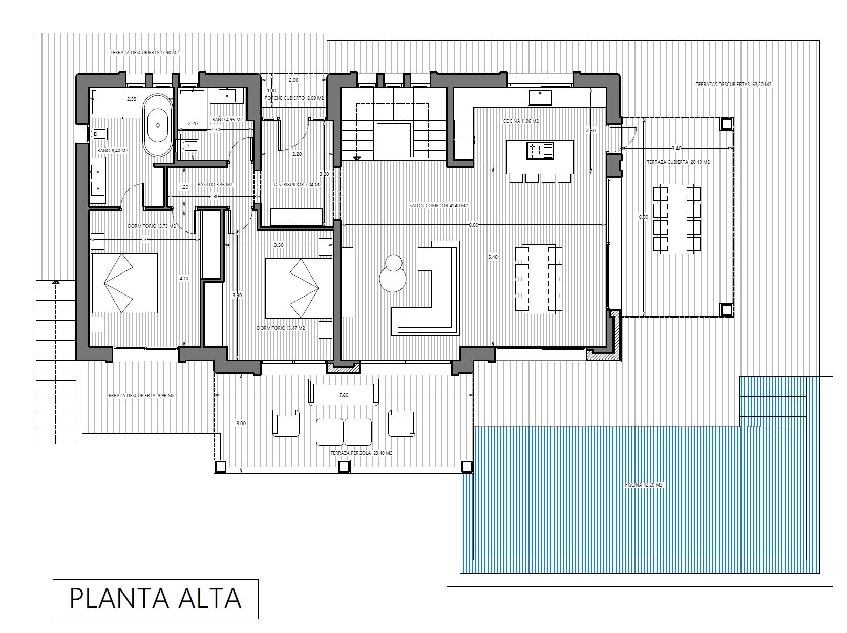 Modern 4-bedroom villa with pool in Benissa