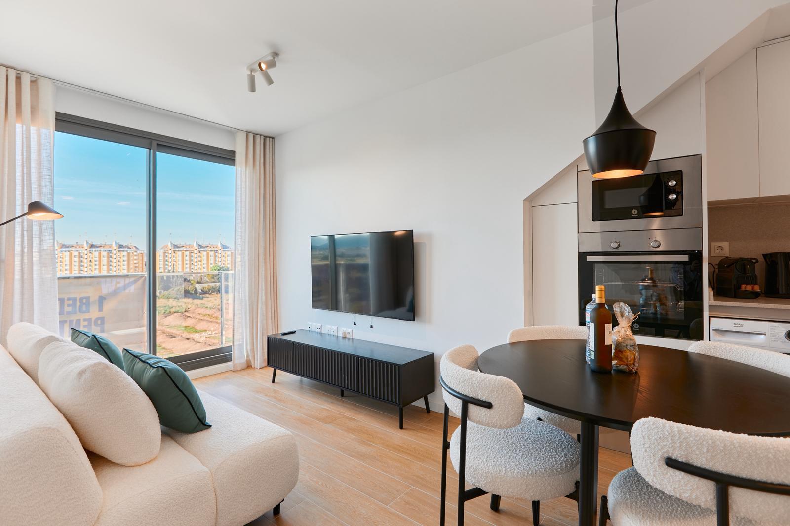 1-bedroom penthouse near the urban center of Denia